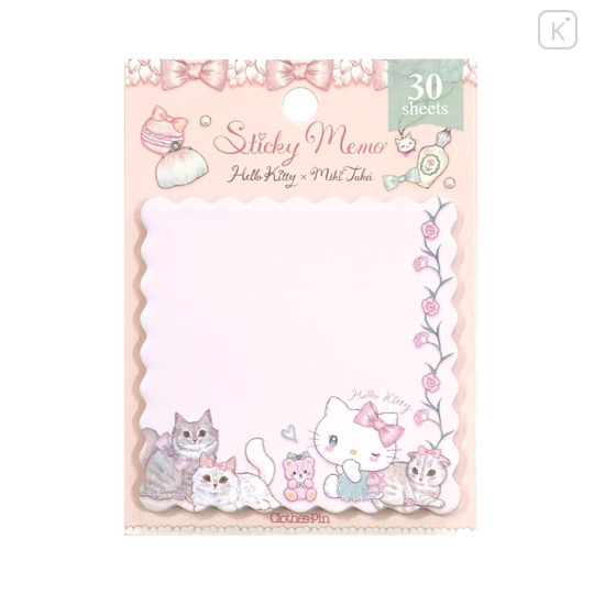 Japan Miki Takei × Sanrio Sticky Notes - Hello Kitty & Tiny Chum : Elegance - 1