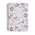 Japan Miki Takei × Sanrio B6 Ring Notebook - Kuromi : Black Swan - 1