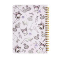 Japan Miki Takei × Sanrio B6 Ring Notebook - Kuromi : Black Swan - 2