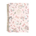 Japan Miki Takei × Sanrio B6 Ring Notebook - Hello Kitty & Tiny Chum : Elegance - 1
