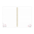 Japan Miki Takei × Sanrio B6 Ring Notebook - Hello Kitty & Tiny Chum : Elegance - 3