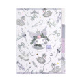 Japan Miki Takei × Sanrio 3 Pockets A5 Clear File - Kuromi : Black Swan - 1