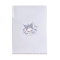 Japan Miki Takei × Sanrio 3 Pockets A5 Clear File - Kuromi : Black Swan - 2