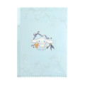 Japan Miki Takei × Sanrio 3 Pockets A5 Clear File - Cinnamoroll : Marine - 2