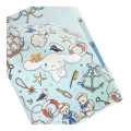 Japan Miki Takei × Sanrio 3 Pockets A5 Clear File - Cinnamoroll : Marine - 3