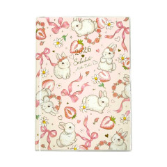 Japan Miki Takei B6 Planner Monthly & Weekly Schedule Book - Illustration Rabbit 2026