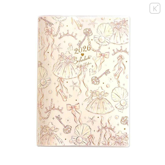 Japan Miki Takei B6 Planner Monthly & Weekly Schedule Book - Illustration Princess Accessories 2026 - 1