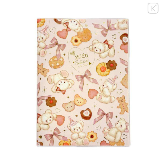 Japan Miki Takei B6 Monthly Schedule Book - Illustration Bear 2026 - 1