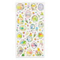 Japan Miki Takei Illustration Sticker Sheet - Colorful Parrot Bird Gold Foil - 2