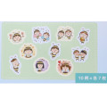 Japan Chibi Maruko Chan Flake Sticker Set - Momoko Sakura : Honey Bee - 2
