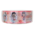 Japan Chibi Maruko Chan Washi Masking Tape - Momoko Sakura : Classmate Sakura Pink - 2