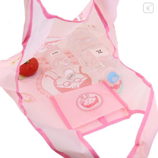 Japan Chibi Maruko Chan Eco Shopping Bag (M) - Sakura Kinomoto : Dessert Pink - 3