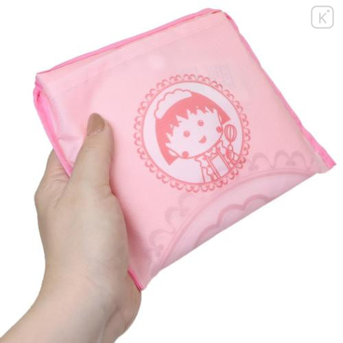 Japan Chibi Maruko Chan Eco Shopping Bag (M) - Sakura Kinomoto : Dessert Pink - 4