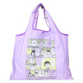 Japan Chibi Maruko Chan Eco Shopping Bag (M) - Sakura Kinomoto : Comic Purple - 1