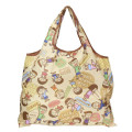 Japan Chibi Maruko Chan Eco Shopping Bag (M) - Sakura Kinomoto : Classmate Light Brown - 1