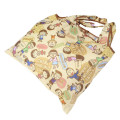 Japan Chibi Maruko Chan Eco Shopping Bag (M) - Sakura Kinomoto : Classmate Light Brown - 2