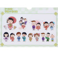 Japan Chibi Maruko Chan Flake Sticker Set - Momoko Sakura : New Year Kimono Classmate - 2
