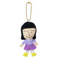 Japan Chibi Maruko Chan Mini Mascot Holder - Chibi Maruko-chan : Emiko Noguchi - 1