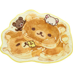 Japan San-X Die-cut Mat Rug - Rilakkuma Stay with Me Pancake
