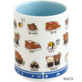 Japan San-X Japanese Tea Cup - Rilakkuma : Anytime Sushi Blue - 2