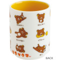 Japan San-X Japanese Tea Cup - Kiiroitori & Rilakkuma : Anytime Sushi Yellow - 2