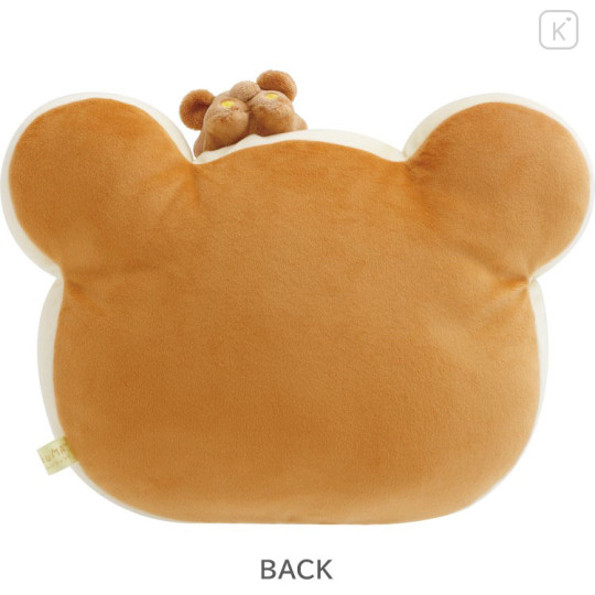Japan San-X Super Mochimochi Cushion - Rilakkuma Stay with Me Pancake - 3