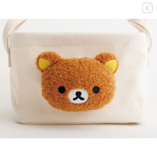 Japan San-X Multipurpose Tray (L) - Rilakkuma Stay with Me With Mascot - 3