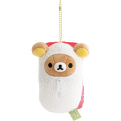 Japan San-X Hanging Plush - Rilakkuma : Anytime Sushi Tuna Nigiri