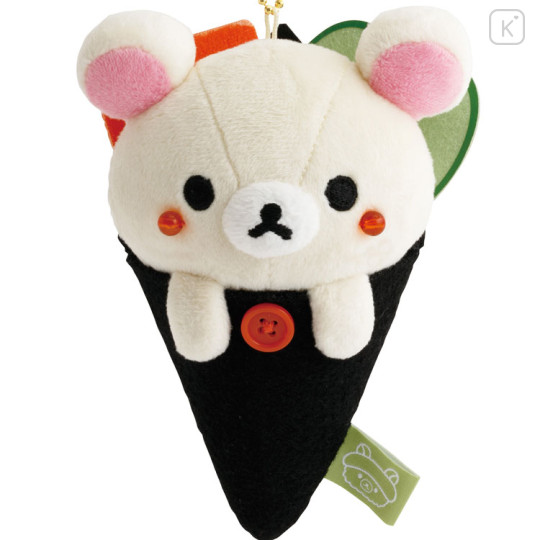 Japan San-X Hanging Plush - Korilakkuma : Anytime Sushi Hand Roll Sushi - 2