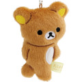 Japan San-X Hanging Plush - Rilakkuma Stay with Me Walking & Turning Around - 2
