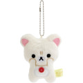 Japan San-X Hanging Plush - Korilakkuma : Rilakkuma Stay with Me Pouting & Frowning - 1