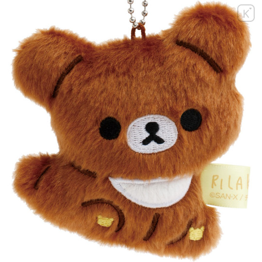 Japan San-X Hanging Plush - Chairoikoguma : Rilakkuma Stay with Me Sitting - 2