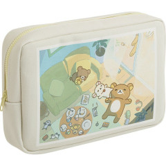 Japan San-X Cosmetic Pouch - Rilakkuma Stay with Me