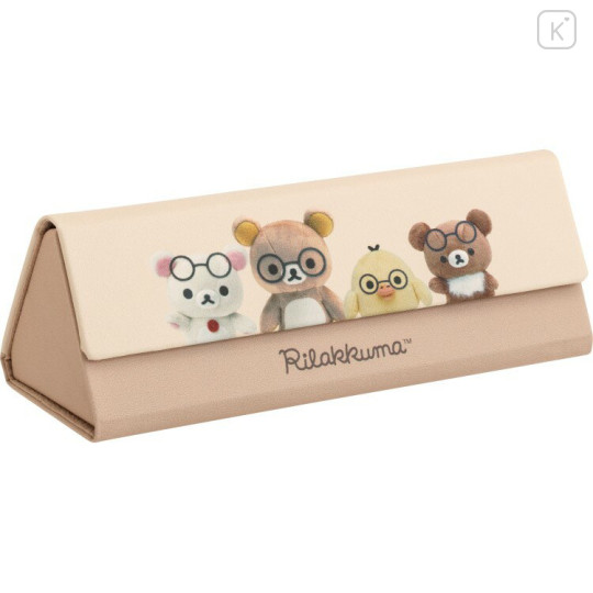 Japan San-X Folding Glasses Case & Cloth - Rilakkuma : Photo Series - 2