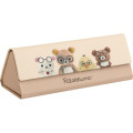 Japan San-X Folding Glasses Case & Cloth - Rilakkuma : Photo Series - 2