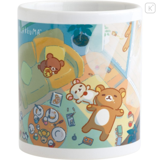 Japan San-X Ceramic Mug - Rilakkuma Stay with Me - 1