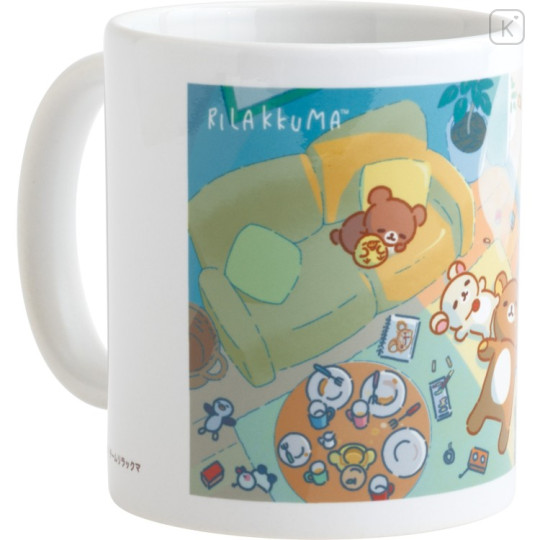 Japan San-X Ceramic Mug - Rilakkuma Stay with Me - 2