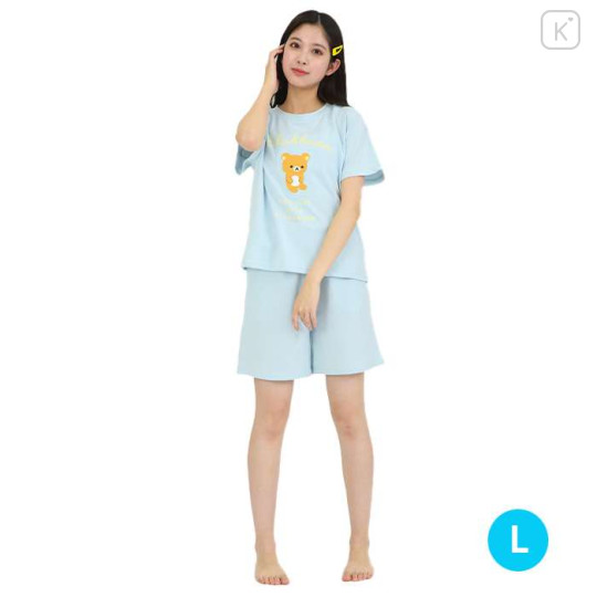 Japan San-X Short Sleeve T-shirt Loungewear (L) - Rilakkuma : Slow Life - 1