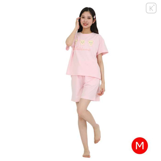 Japan San-X Short Sleeve T-shirt Loungewear (M) - Korilakkuma : Pink - 1