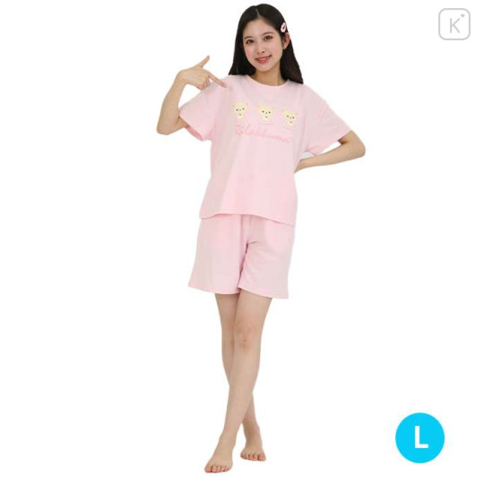 Japan San-X Short Sleeve T-shirt Loungewear (L) - Korilakkuma : Pink - 1
