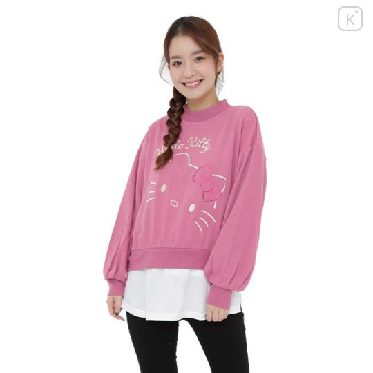 Japan Sanrio Layered Sweatshirt - Hello Kitty - 1