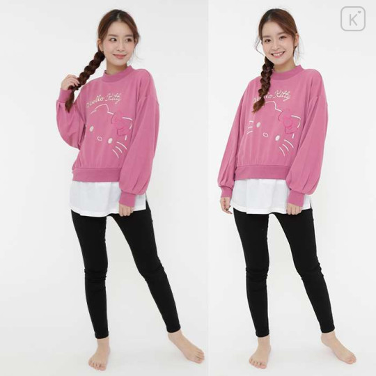 Japan Sanrio Layered Sweatshirt - Hello Kitty - 2