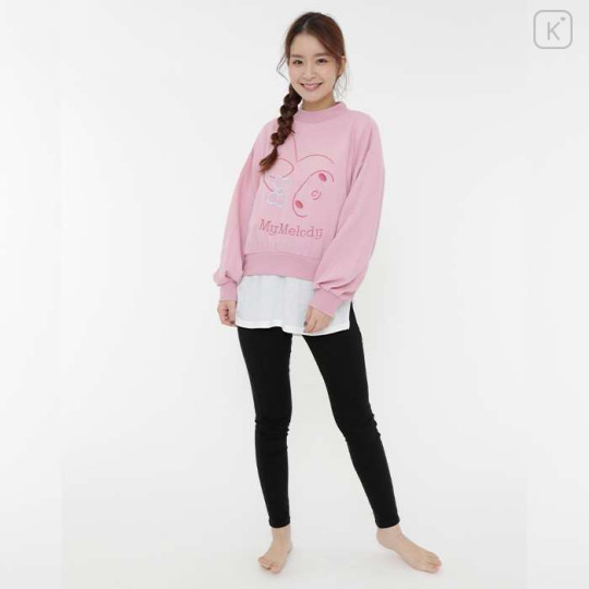 Japan Sanrio Layered Sweatshirt - My Melody - 2