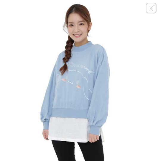 Japan Sanrio Layered Sweatshirt - Cinnamoroll - 1