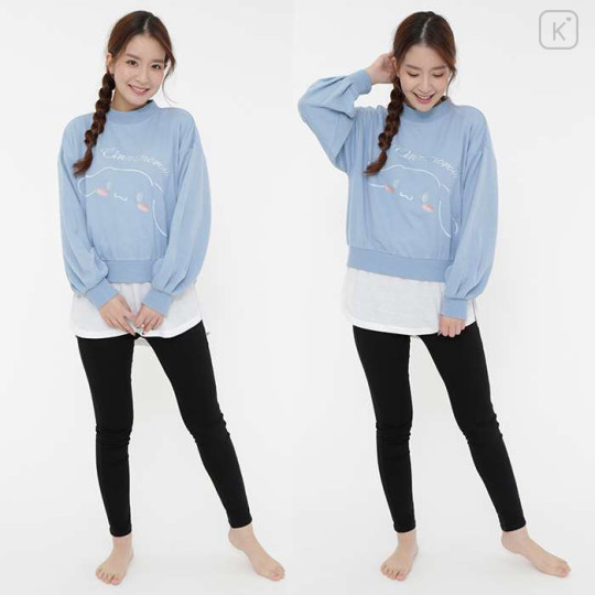 Japan Sanrio Layered Sweatshirt - Cinnamoroll - 3