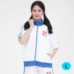 Japan Sanrio Line Jersey Short Sleeve Top (L) - Hello Kitty