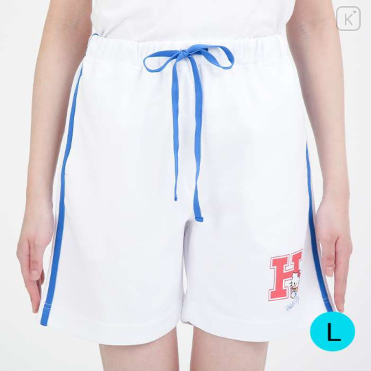 Japan Sanrio Lined Jersey Shorts (L) - Hello Kitty - 1