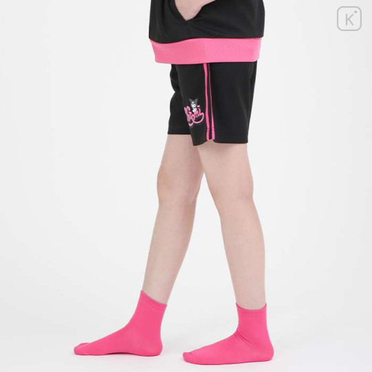 Japan Sanrio Lined Jersey Shorts (M) - Kuromi - 3