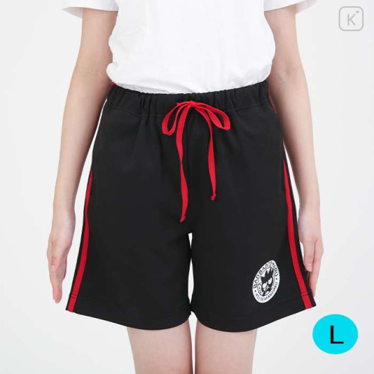 Japan Sanrio Lined Jersey Shorts (L) - Badtz-maru - 1