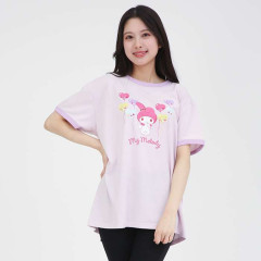 Japan Sanrio Rhinestone Ringer Tee - My Melody